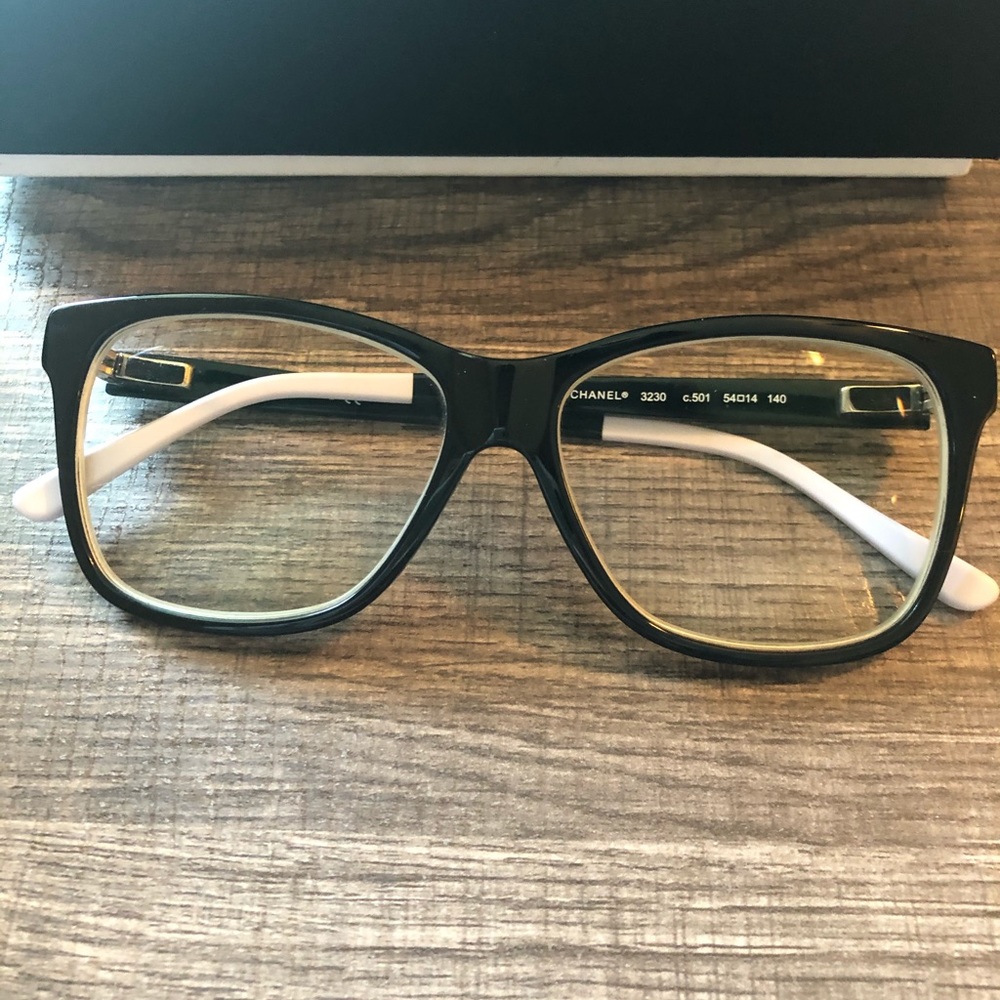 CHANEL Eyeglasses3230 Black&White c.501 54 14 140 - Picture 7 of 10